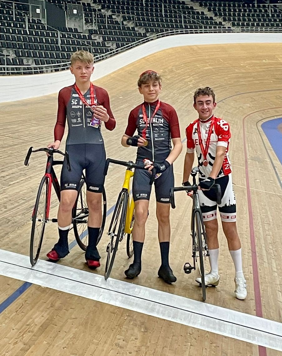 LVM Bahn U15m Omnium 1 Platz Wolf Annas 2 Platz Stephan Max Ringel
