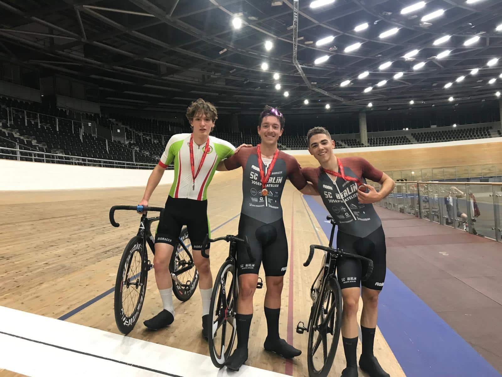 LVM Bahn U19m Ausscheidung 1 Platz Moritz Lechleitner 3 Platz Anton Arndt