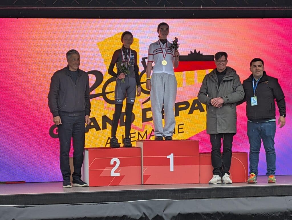 LVM Kriterium U15w 1 Platz Lena Milla Schönebeck 2 Platz Marta Gaulke