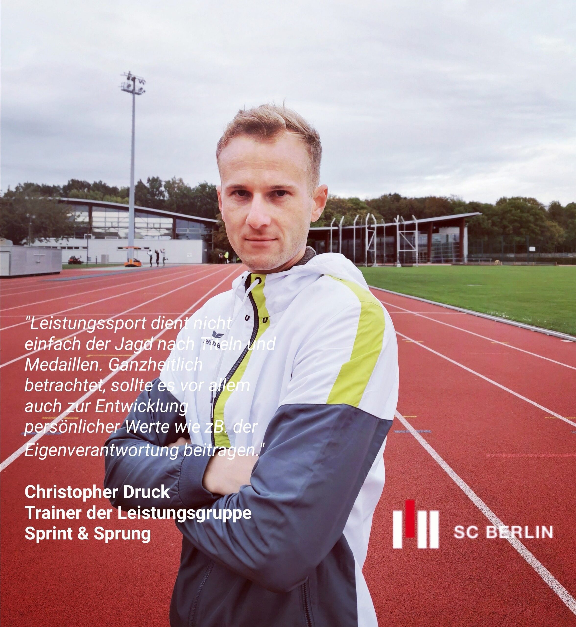 08.12.2020 - Christopher Druck, Trainer der Leistungsgruppe Sprint & Sprung (Fotograf- Christopher Druck)