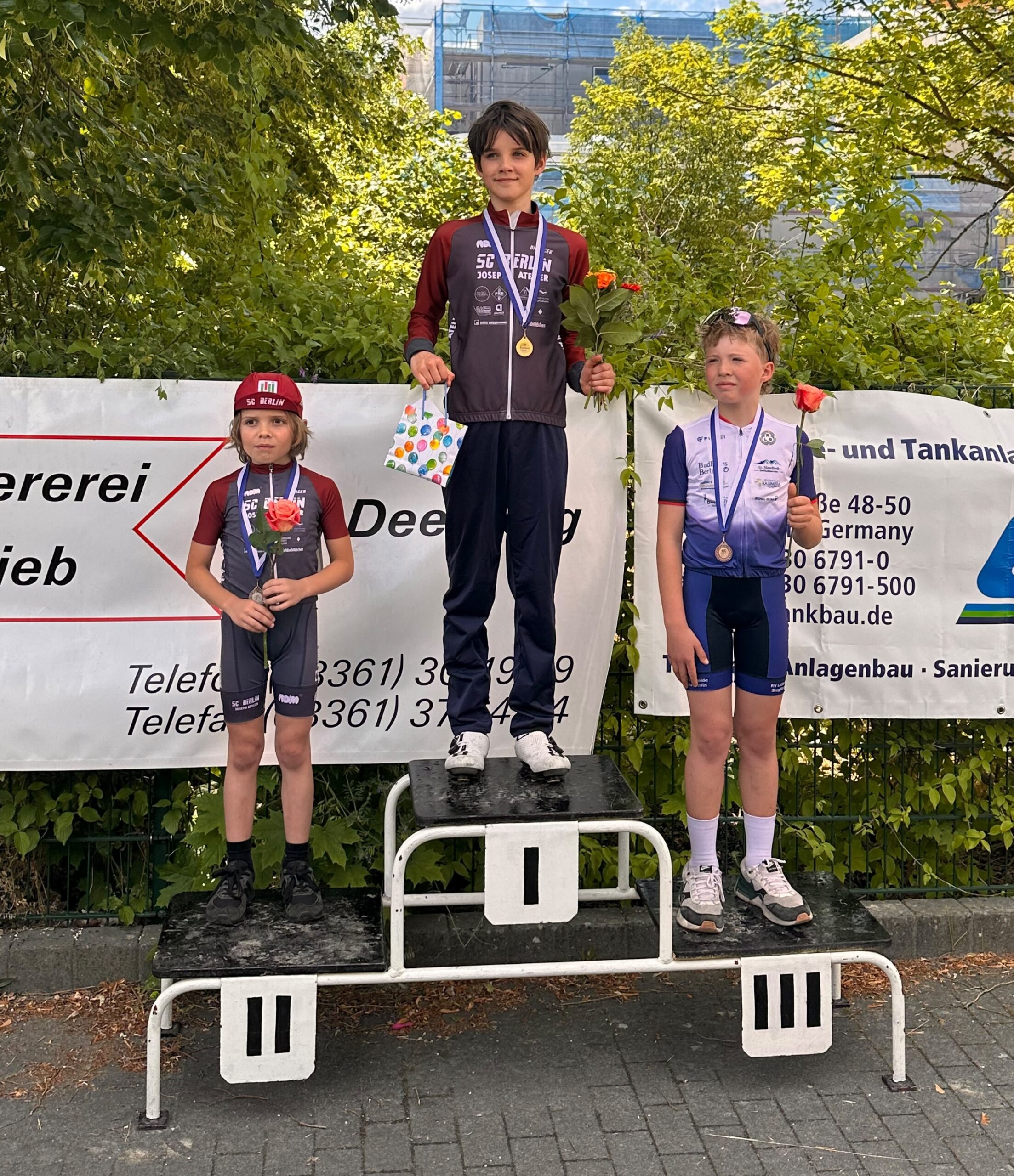 Fürstenwalde U11m 1 Platz Jacob Schönebeck, 2 Platz Yunis Prennig