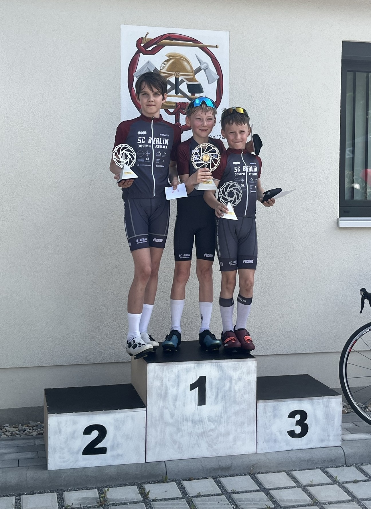 Goßmar EZF U11 1 Platz Pepe Reinhardt, 2 Jacob Schönebeck, 3 Gustav Thüring