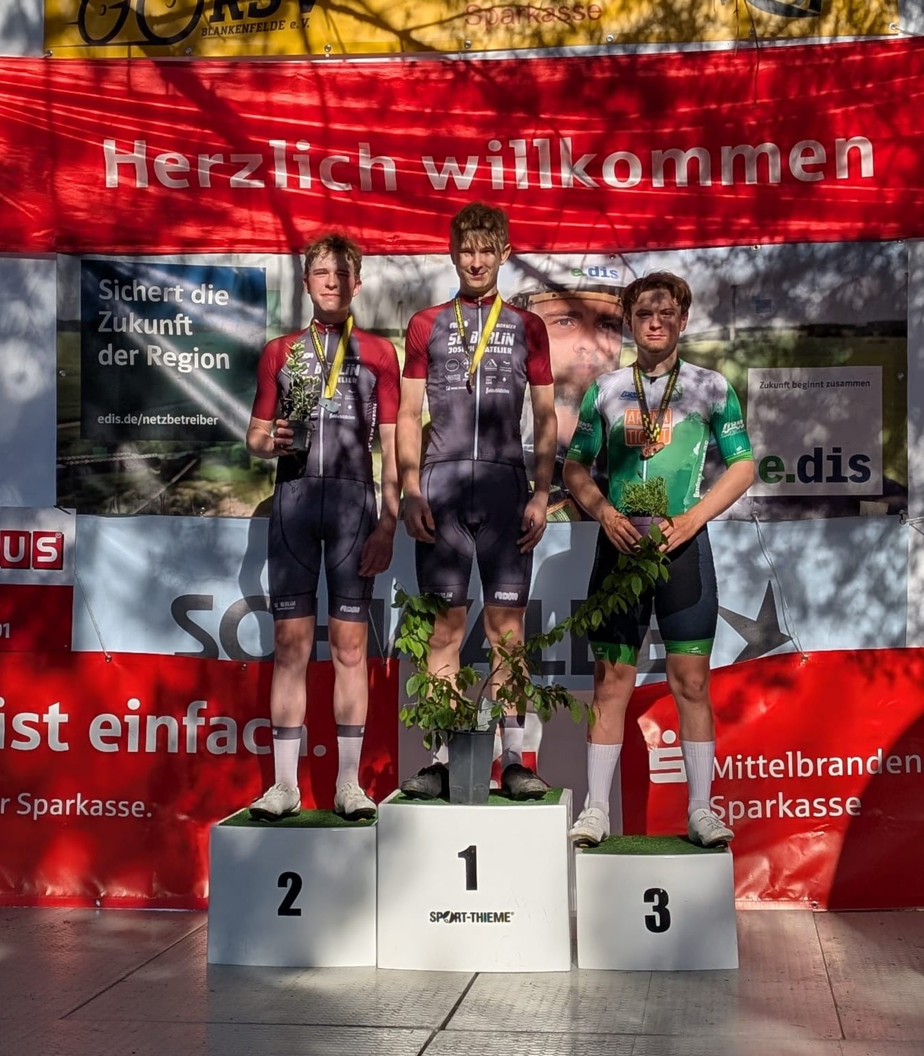 Kallinchen U17m 1 Pepe Paul, 2 Justus Grundei
