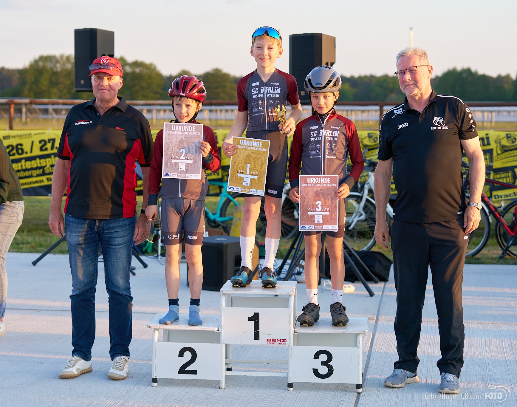 Neuhausen U11 1 Platz Pepe Reinhardt 2 Platz Gustav Thüring 3 Platz Felix Wessel